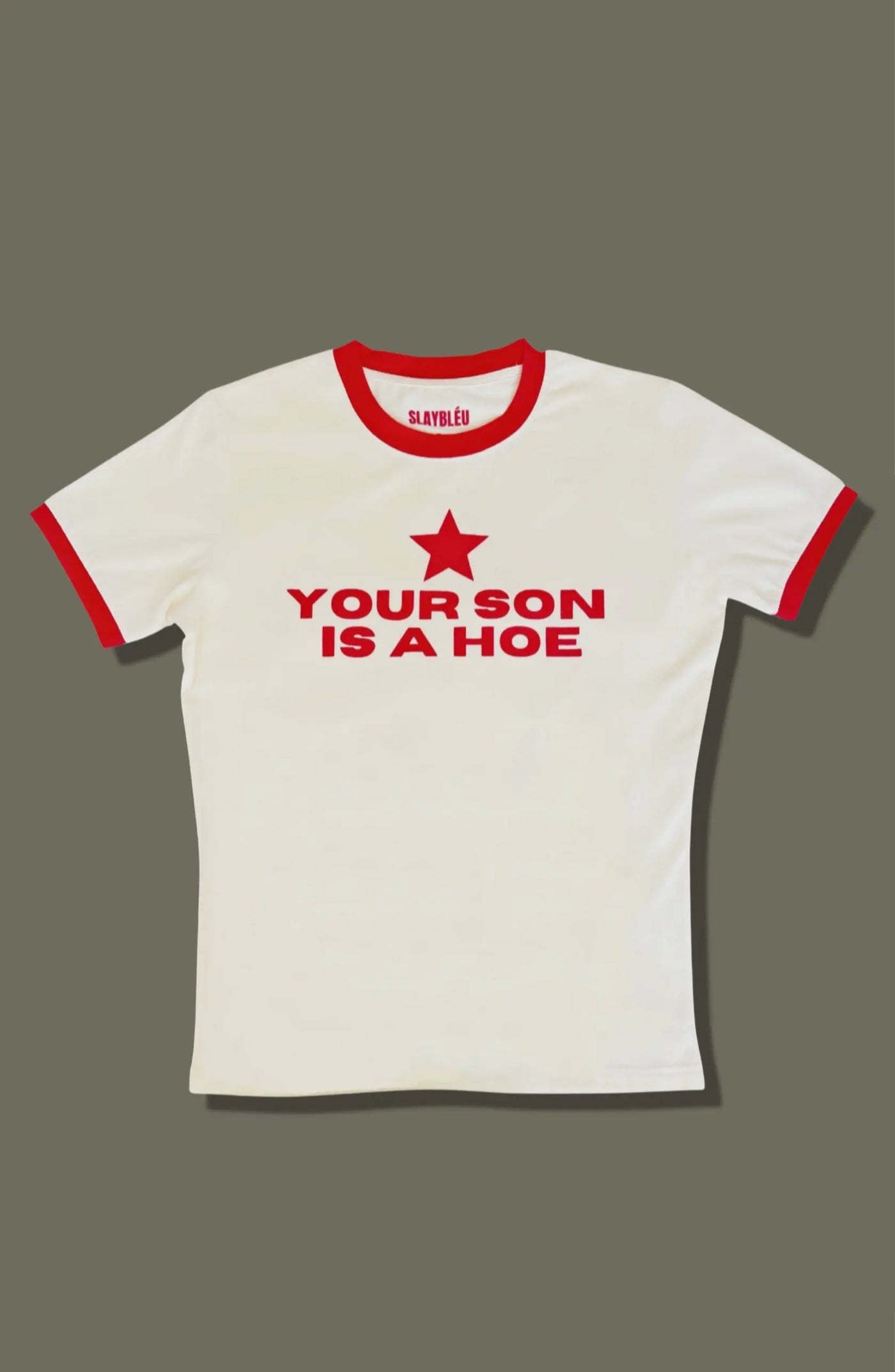 Bad Behaviour Slogan T-shirt- Your Son - SLAYBLÉU