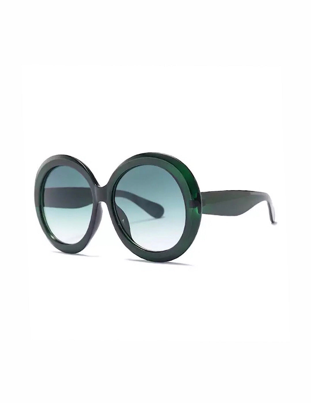 “Envy” Chloe Circle Frame Oversized Sunglasses - SLAYBLÉU